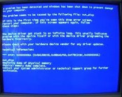 bsod - blue screen of death