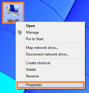 Windows 8 64-bit - MY PC - Properties - WindowsWally