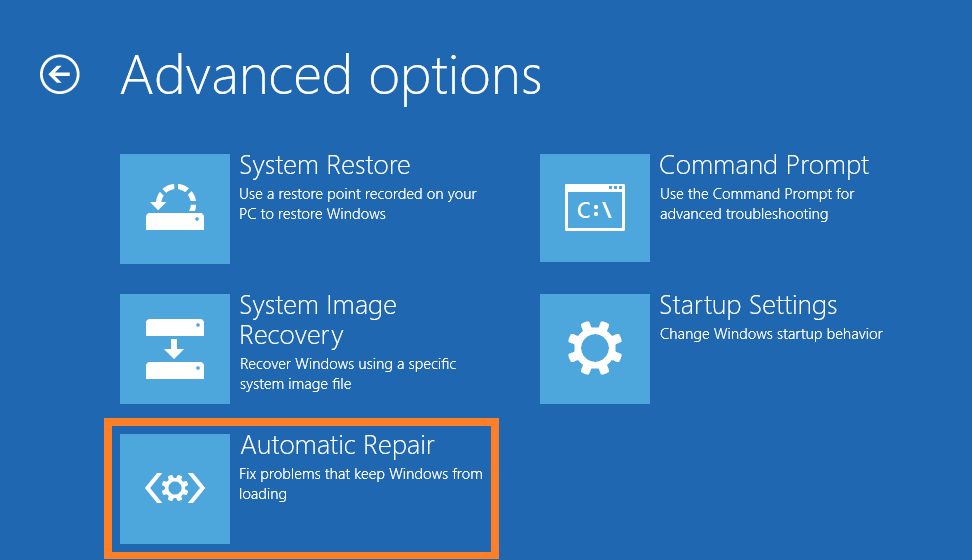 Bugcode_PSS_Crash_Progress - Repair - Troubleshoot - Startup Settings - Automatic Repair -- Windows Wally