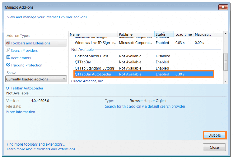 Internet Explorer 11 Internet Options