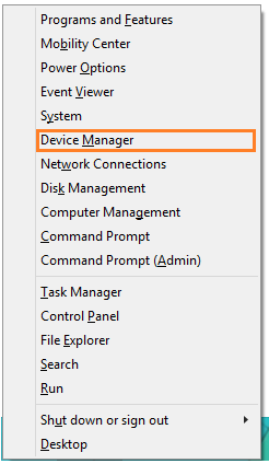 Windows 8 Freeze - Windows key + X - Device Manager - Windows Wally