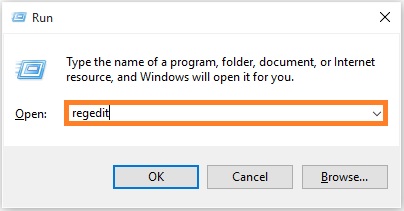 Windows 10 - Windows Key R - regedit -- Windows Wally