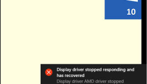 Display driver stopped responding - Featured -- Windows Wally