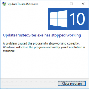 Update Trusted Sites -- Windows 10 - Featured - Error - Windows Wally