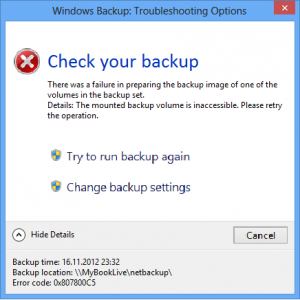 0x807800C5 -- Windows 10 - File Backup - Featured - Windows Wally
